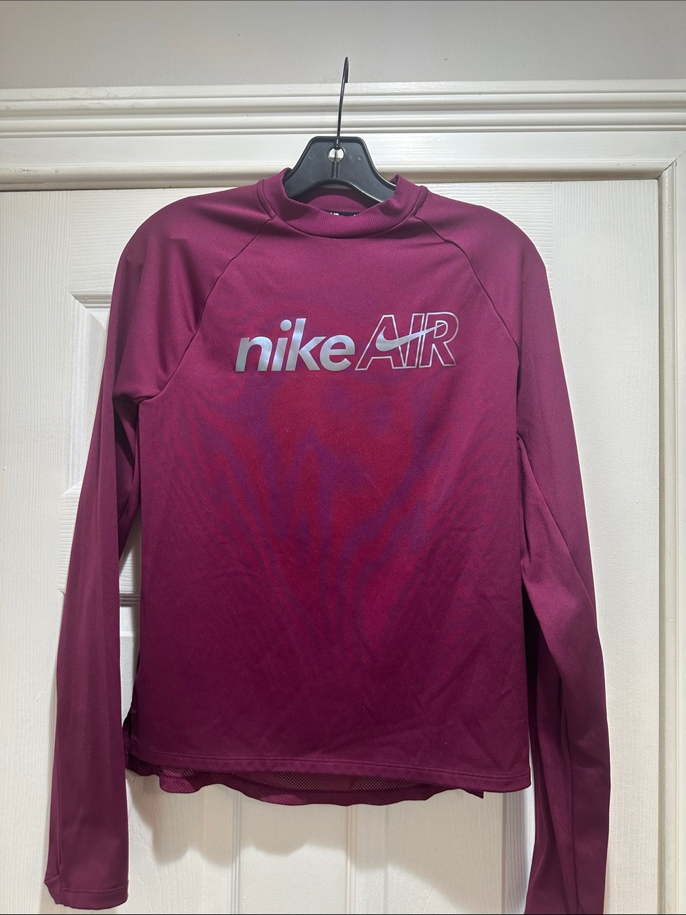 Nike Air Long Sleeve Top - Burgundy Plum